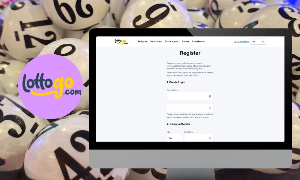 How to create an account at the LottoGo website